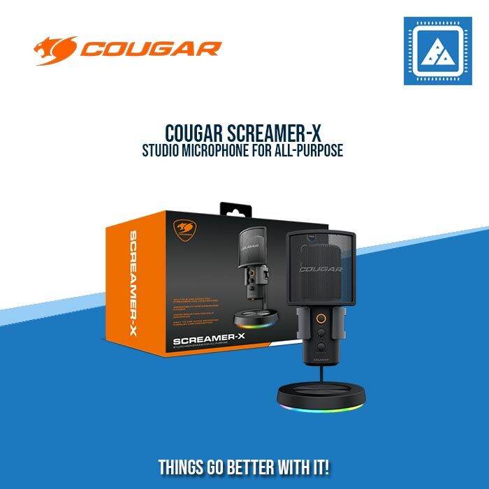 COUGAR ScreamerX Gaming Omnidirectional Microphone with RGB Stand