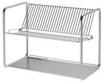 อวร์ดนิ่ง ที่คว่ำจาน, สแตนเลส, 50x27x36 ซม. (ORDNING Dish drainer, stainless steel, 50x27x36 cm)