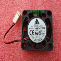 ✟✖ Original Delta 4010 AFB0412MA DC12V 0.10A two wire double ball cooling fan