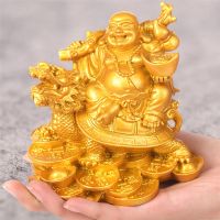 [hot]☂∈♘  Hot of Wealth Laughing Buddha Statue art sculpture Chinese Shui Turtle Decoration Figurines statue