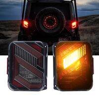 DOT Approved LED Tail Lights For Jeep Wrangler JK JKU 2007-2018 Taillights With DRL Turn Signal 20w Reverse Lamp 12V Taillamp