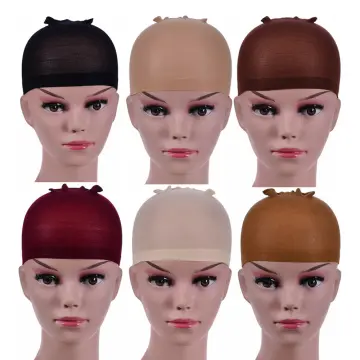 Stretchable Wig Hair Pack Caps 2 Elastic Hair Wig Net Wig Mesh Hair Cap wig  Hair Extensions & Accessories Beige