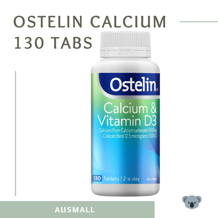 OSTELIN Calcium + Vitamin D3 (130 tablets) | Lazada