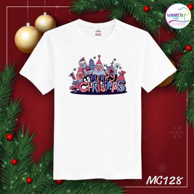 เสื้อยืดคริสต์มาส เสื้อคริสต์มาส Christmas &amp; Happy new year (MC128)