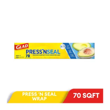 Glad Cling N Seal Plastic Food Wrap, 300 Square Foot Roll - 4 Pack (Package  May Vary)