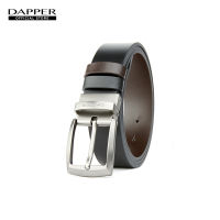 DAPPER Reversible Pin Buckle Belt – Black/Brown