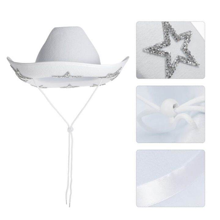 【hot】 Floppy Panama Hat Studded Cowboy Hat Western Cowboy Hats
