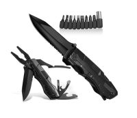 คีม มีดพก อเนกประสงค์ มีดพกพร้อมคีมจับ ชุดไขควง MULTI FUNCTION TOOL