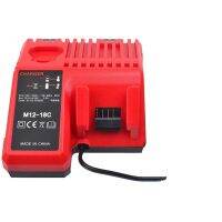 ;[- M  12-18C Li-Ion Battery Charger For Milwaukee 12 V 14.4V 18V C1418C 48-11-1815/1828/1840 M&amp;18 M 14 M 12 Lithium Battery