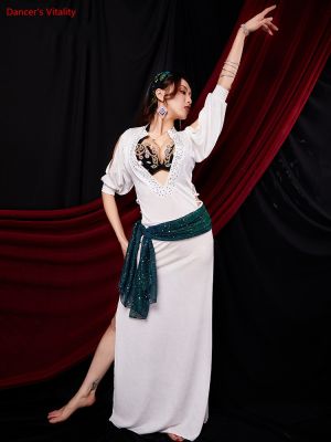 hot【DT】 Performance Belly Robe Practice Costume