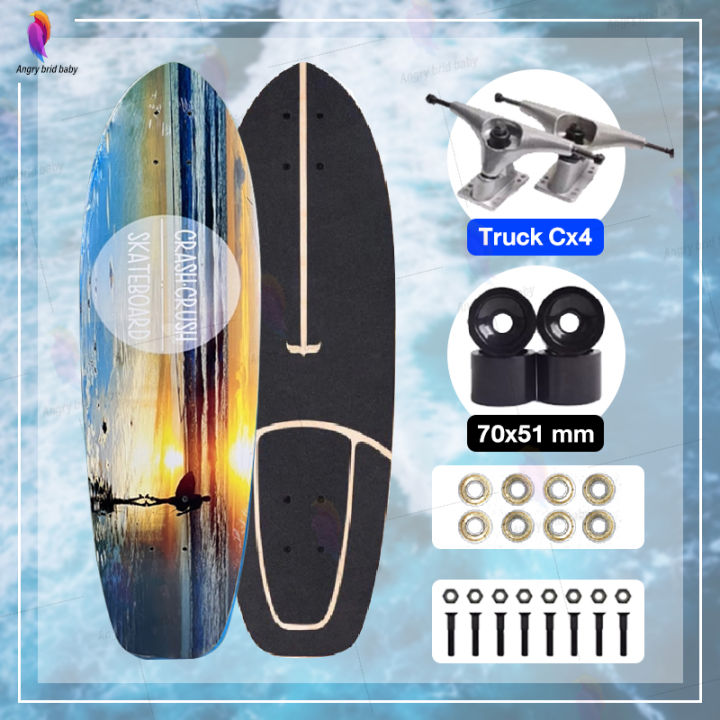 เซิร์ฟสเก็ต-เซิร์ฟบอร์ด-surf-skate-surf-board-cx4-เซริฟสเก็ต-เซิร์ฟสเก็ตผู้ใหญ่-สเก็ตบอร์ด-skateboard-บอร์ด-29-สเก็ตบอร์ดถูกๆ-สเก็ตบอร์ดผู้ใหญ่