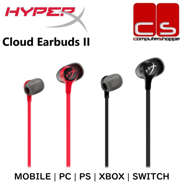 HyperX Cloud Earbuds II - Red