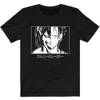 Attack ON Titan aot เสื้อยืดผู้ชาย T เสื้อ Anime Eren Jaeger เสื้อผ้า Anime Tops Tees