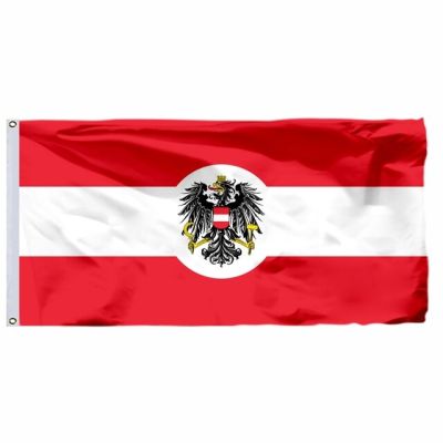 ธง1934ประวัติศาสตร์ออสเตรีย3x5ft Schifffahrtswimpel ขนาด90X150ซม. ธงโพลีเอสเตอร์100d สงครามเบ็ดเสร็จจักรวรรดิ60x90 2x3ft