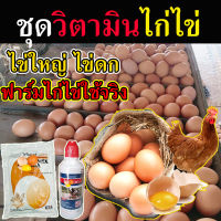 ?ของแท้แน่นอน ? ชุดบำรุงไก่ไข่ แร่ธาตุไฮโครมิกซ์ 1+ วิตามินไวตาเวท 1 ยาบำรุงไก่ไข่ บำรุงไข่เป็ด ยาไก่ชนบำรุง