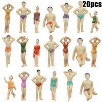 20/40PCS O Scale Swimming Figures 1:48 People Model Layout Micro Landscape Accessories Figurines Miniatures For Home Decor