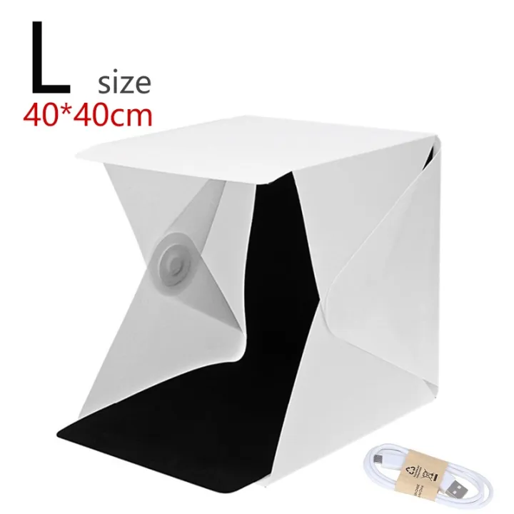 40cmx40cm Portable LED Folding Photography Studio Light Box Lighting