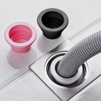 Kitchen Sewer Floor Drain Sealing Ring Washing Machine Tube Connector Anti-odor Telescopic Sealing Stopper Traps Drains