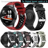 ❈❍▼ GT2e WristBand 22mm WatchStrap For Huawei watch GT 2e original SmartWatchband Replacement Bracelet Belt hot sale Sport Silicone