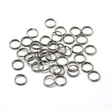 10mm Split Key Rings Stainless Steel Double Loop Jump Rings