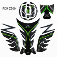 ✟ Z900 Fuel Tank Pad Carbon Fiber Cover Protector Stickers Decals Logo For Kawasaki Z900 Motorcycle Accessories GREEN RED