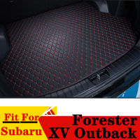 รถ Trunk Mat สำหรับ SUBARU Forester XV Outback All Weather XPE ด้านหลัง Cargo Cover พรม Pad AUTO Tail อะไหล่ Boot กระเป๋าเดินทาง Liner