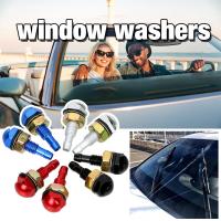 2Pcs Fan Shaped Car Cleaning Universal Washer Bonnet Front Windshield Water Sprayer Auto Wiper Jet Nozzle