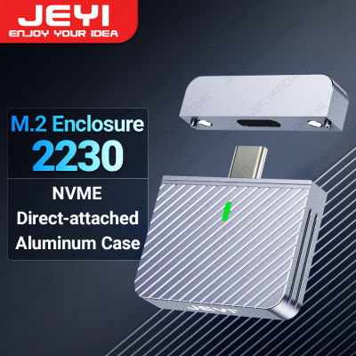 JEYI 2230 NVMe NGFF กล่องใส่ SSD 3.2 USB 10Gbps เคส M.2อลูมิเนียมในสายพร้อมเคสป้องกัน