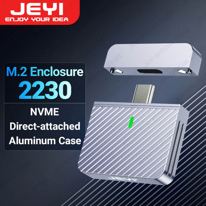 jeyi-2230-nvme-ngff-กล่องใส่-ssd-3-2-usb-10gbps-เคส-m-2อลูมิเนียมในสายพร้อมเคสป้องกัน