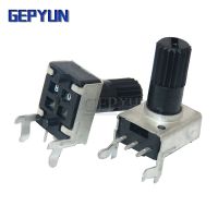 【CW】 10pcs RV09 Horizontal12.5mm Shaft 5k 10k 50k 100k 0932 Adjustable Resistor 9 Type 3pin Potentiometer Gepyun