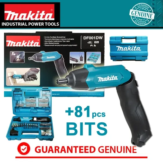 Makita DF001DW 3.6V Li-Ion Cordless Screwdriver •khm megatools• | Lazada PH