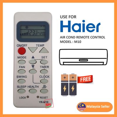 เปลี่ยนสำหรับ Haier Air Cond Air Conditioner Remote Control - M10