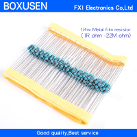 【2023】100pcs 14W 1R~22M 1 Metal film resistor 100R 220R 1K 1.5K 2.2K 4.7K 10K 22K 47K 100K 100 220 1K5 2K2 4K7 1M ohm resistance