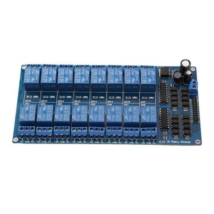 รีเลย์16ช่อง5v-12v-บอร์ดสำหรับ-arduino-pic-avr-mcu-dsp-แขน-plc-ควบคุม