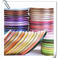 New High-density ribbons Width 6mm Length About 91meters handmade DIY bow decoration gift baking packaging  belt with flowers Gift Wrapping  Bags