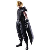 SE Playarts PA Cloud Strife FINAL FANTASY FF14โมเดลมีคาแรกเตอร์คอลเลคชั่นศิลปะตุ๊กตาขยับได้ของแท้