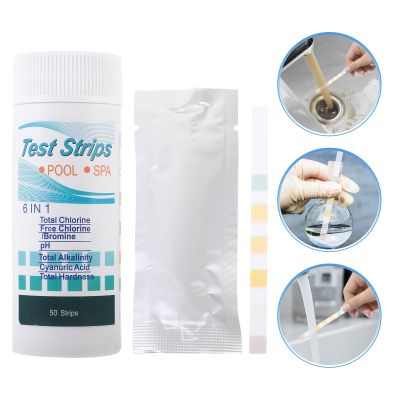 Pool Testing Supplies Spa PH Tester Chlorine Hardness Paper Swimming Strip Water Tool Inspection Tools