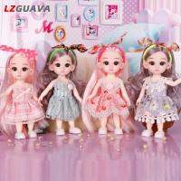 Lzguava RC Barbiestyle ตุ๊กตาแฟชั่นจอร์นขยับได้แบบตุ๊กตาเจ้าหญิงชุด DIY อัพเสื้อผ้า Barbiepink สำหรับของขวัญวันเกิดของเด็กหญิง