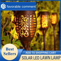 ❏♙♚ Solar Lawn Lamp Outdoor Garden Lighting Simulation Flame Lamps Household Waterproof Garden Villa Decorative Solar LED Light