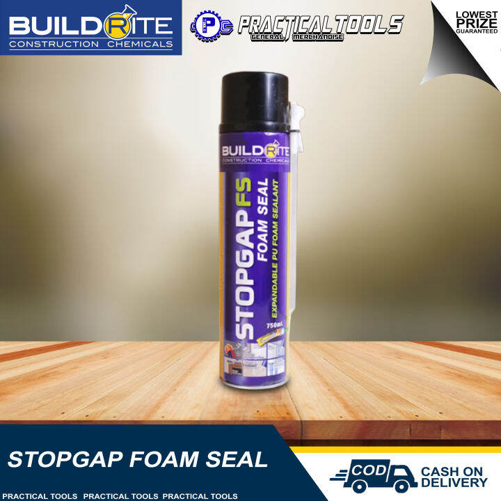BUILDRITE STOPGAP Foam Seal Multi Purpose PU Foam Sealant 750ML Lazada PH