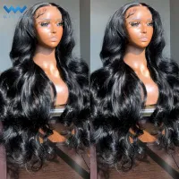 30 Inch Body Wave Lace Front Wig Brazilian Pre Plucked 360 Wigs For Women 13X4 13X6 Hd Transparent Human Hair Lace Frontal Wig