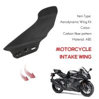 Motorcycle Fairing Front Aerodynamic Winglets Carbon Fiber Windshield Fairing Wing for Kawasaki H2 ZX-6R Honda CBR650R