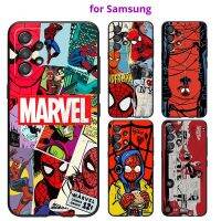 【Great. Cell phone case】 ปลอกสำหรับ SAMSUNG A13 A04 A04S A23 A33 A53 A73 A52S A03 A72 5กรัมฝาปิด M12 A12สไปเดอร์แมนเคสแบบนิ่ม