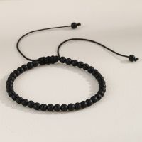 4mm Natural Agate Chakra Beads Mens and Womens Bracelet Mini Energy Healing Gem Yoga Woven Adjustable Bracelet Prayer Jewelry Charms and Charm Brace