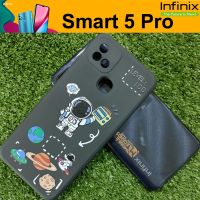 เคส ขอบยางกันกระแทก ลายนักบินอวกาศ สำหรับ Infinix Smart 5 Pro