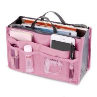 【LZ】☼  Mulheres compõem saco cosmético bolsa de viagem bolsa de náilon grande recipiente compõem caso organizador sacos senhoras dobrável bolsa de embreagem