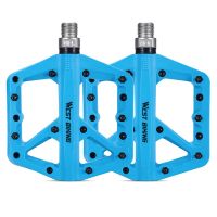 WEST BIKING Ultralight Seal Bearings Bicycle Bike Pedals Cycling Nylon Road Bmx Mtb Pedals Flat Bicycle Accessories