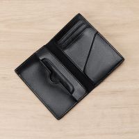 Mens Card Holder Thin Mini Wallet Genuine Leather ID Credit Card Holder Coin Purse Slim Small Bank Card Wallet Minimalist Men Card Holders