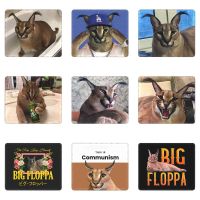 Big Floppa Caracal Cat Funny Meme Gaming Mouse Pad Custom Design Non-Slip Rubber Base Mousepad Laptop Computer PC Desk Mat