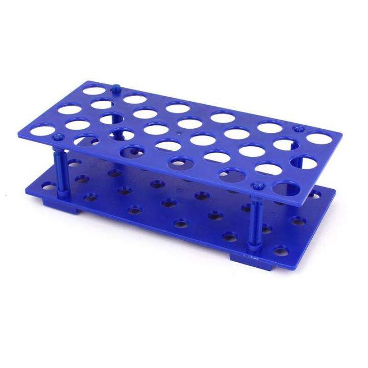 Laboratory Plastic 28 Hole 17mm Dia 15ML Centrifugal Test Tube Rack